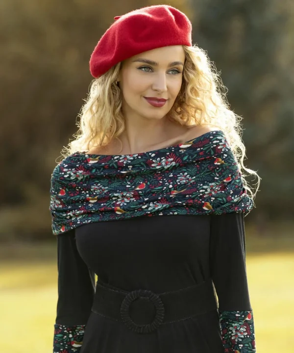 Shop Women's Collection | Tops, Tunics & Blouses | Dresses | Sale Tops, Tunics & Blouses | Top Picks | Women's | Women's | Women's Joe Browns Festive Bardot Tunic Black