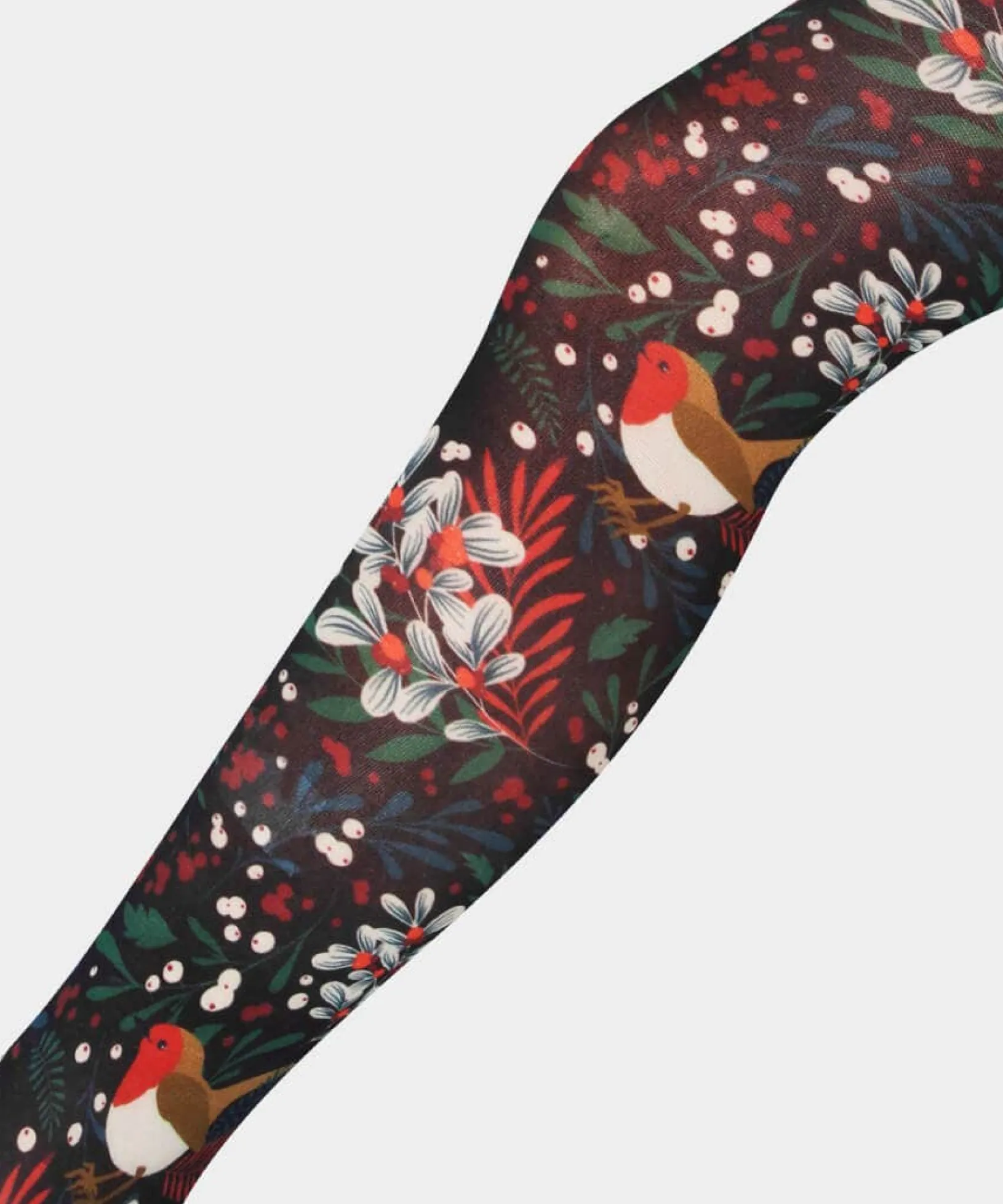 festive_robin_tights_1.webp Gifts | Accessories & Jewellery | Half Price Christmas Styles | Sale Accessories & Jewellery | Women's | Women's | Women's | Women's Joe Browns Festive Robin Tights Black Multi