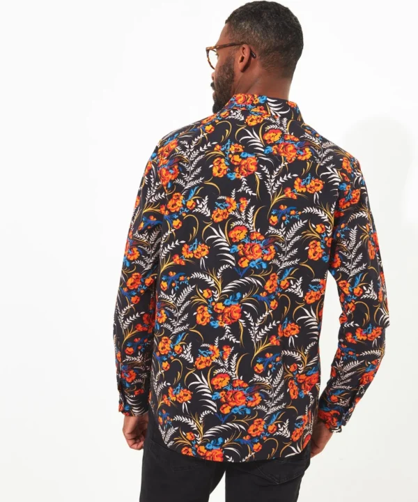 Shop Men's Collection | Funky Shirts | Shirts | Sale Shirts | Top Picks | Top Picks | Men,s | Men,s Joe Browns Fiery Fun Floral Shirt Black