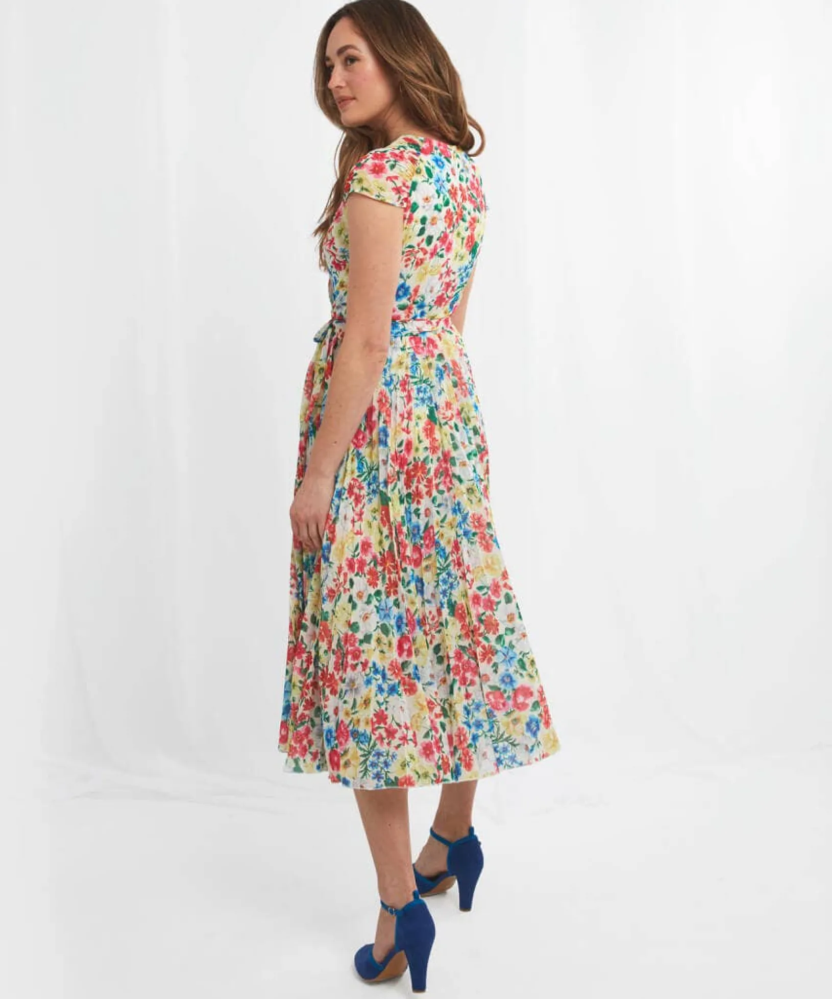finest_floral_occasion_dr_3.webp Sale Dresses | Women's Joe Browns Finest Floral Occasion Dress Multi