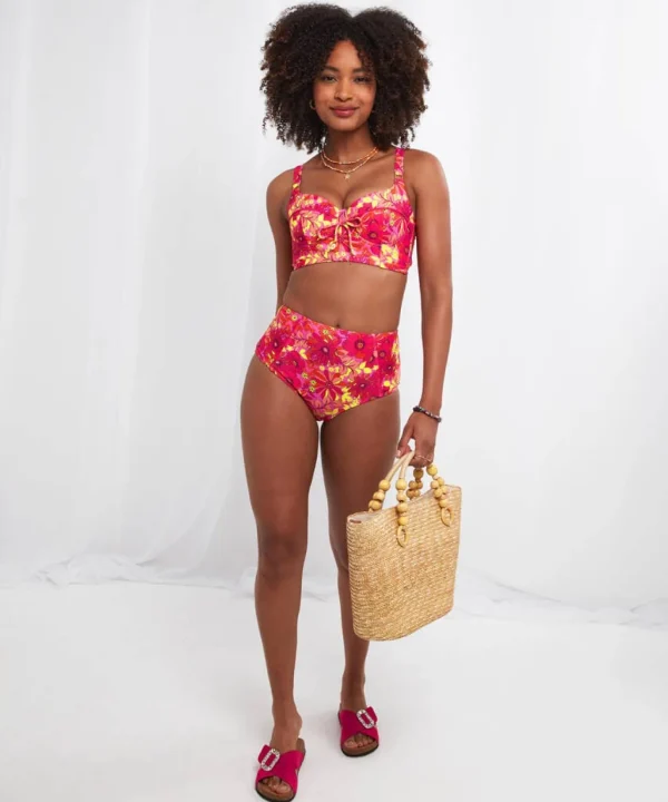 Sale Swimwear | Women's Joe Browns Floral Festival Retro Brief Pink Multi