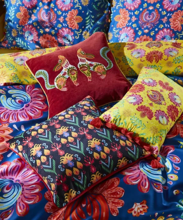 Nature Décor | Animal Décor | Cushions & Throws | Sale Cushions & Throws | Home | Home | Home | Home Joe Browns Folk Fox Crewel Work Cushion Multi