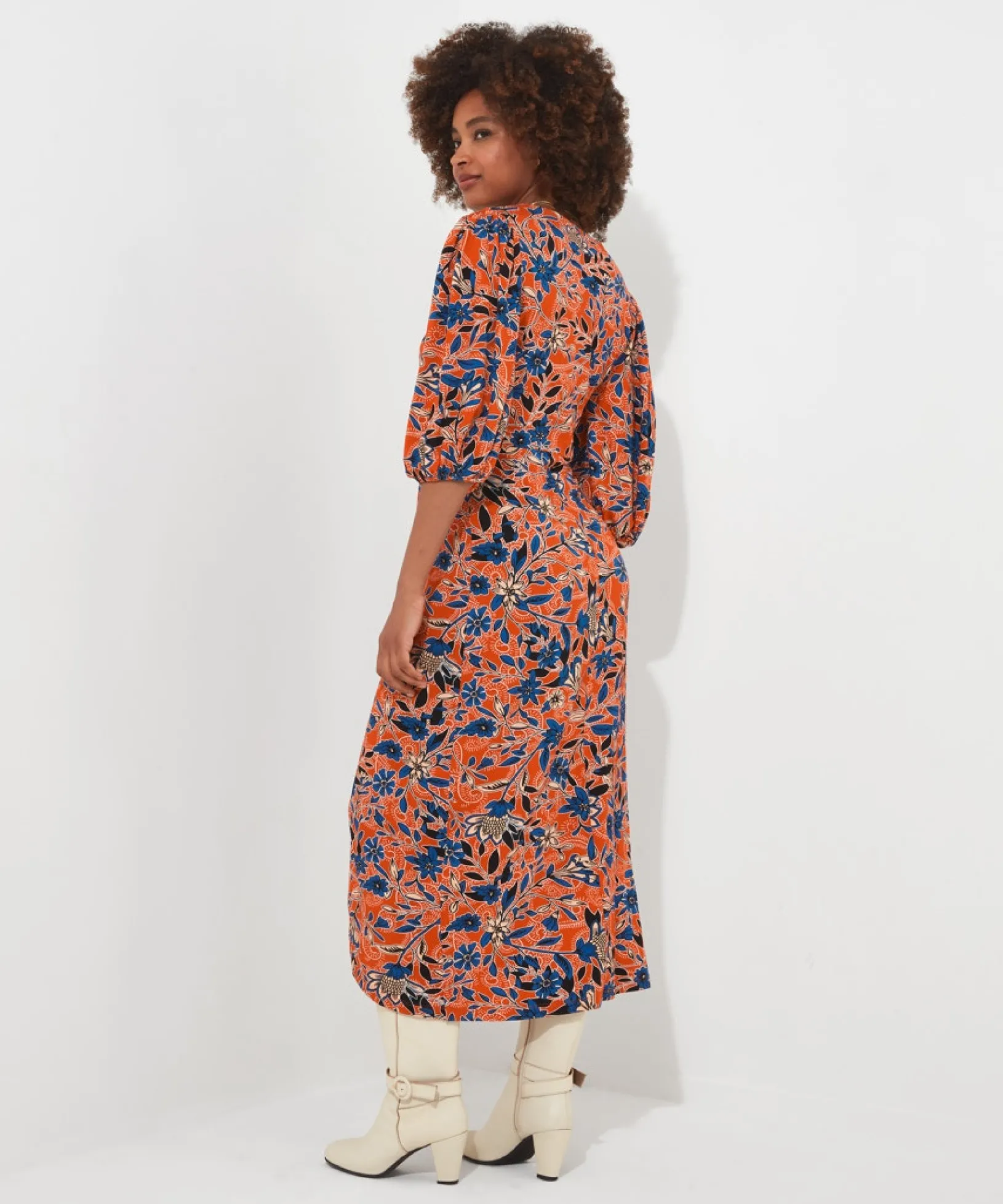 freda_jersey_dress_2.webp Shop Women's Collection | Midi Dresses | Dresses | Sale Dresses | Top Picks | Top Picks | Women's | Women's Joe Browns Freda Jersey Dress Multi / Pink / Navy