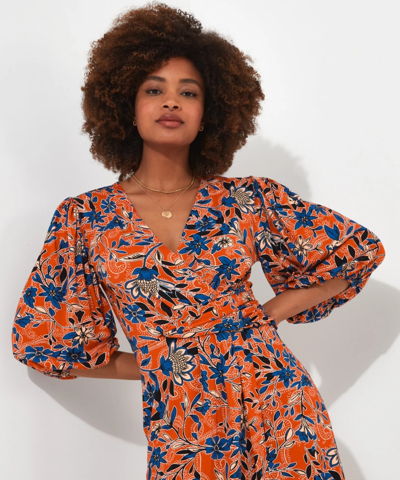 freda_jersey_dress_3.webp Shop Women's Collection | Midi Dresses | Dresses | Sale Dresses | Top Picks | Top Picks | Women's | Women's Joe Browns Freda Jersey Dress Multi / Pink / Navy