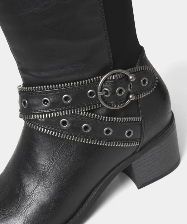Knee High Boots | Boots & Shoes | Sale Boots & Shoes | Top Picks | Women's | Women's Joe Browns Free Rebel Zip Detail Boots Black