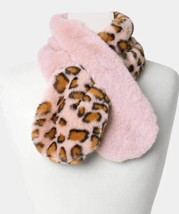 Sale Gifts | Sale Accessories & Jewellery | Women's | Women's Joe Browns Frivolous Faux Fur Collar Scarf Pink Multi