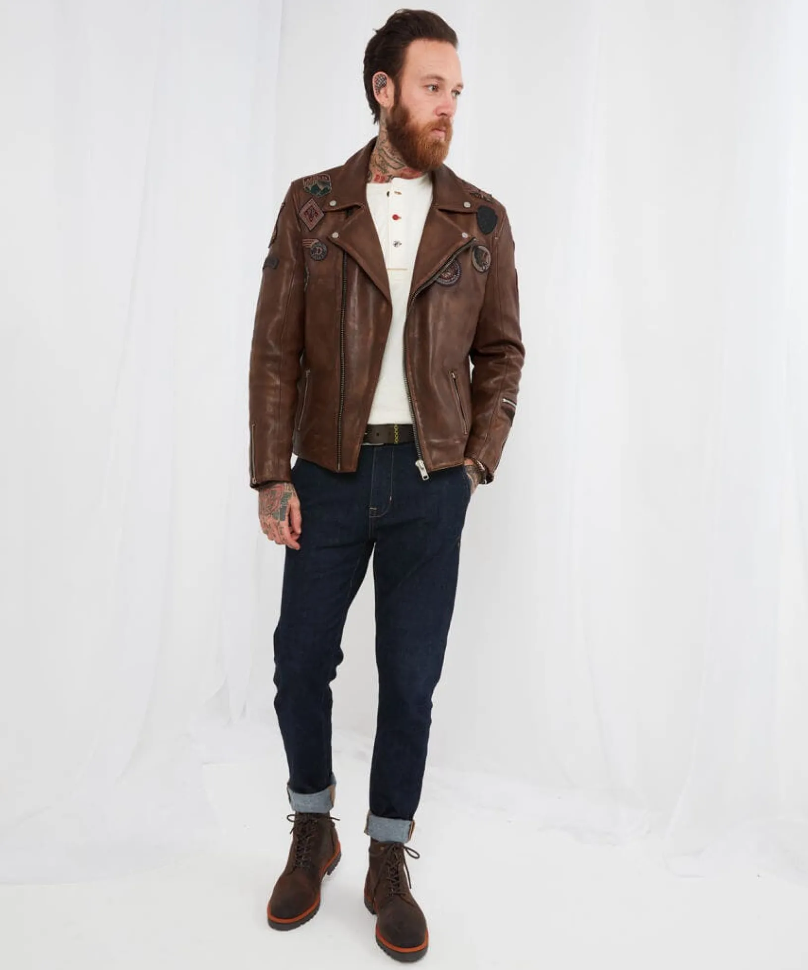 fully_loaded_leather_jack_2.webp Shop Men's Collection | Leather Jackets | Coats & Jackets | Sale Leather Jackets | Sale Coats & Jacket | Top Picks | Men,s | Men,s | Men,s | Men,s Joe Browns Fully Loaded Leather Jacket Tan