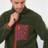 Shop Men's Collection | Hoodies & Sweatshirts | Layering Essentials | Tops & T-Shirts | Sale Hoodies & Sweatshirts | Sale Tops & T-Shirts | Top Picks | Men，s | Men，s | Men，s | Men，s | Men，s Joe Browns Funky Fleece Zip Through Olive