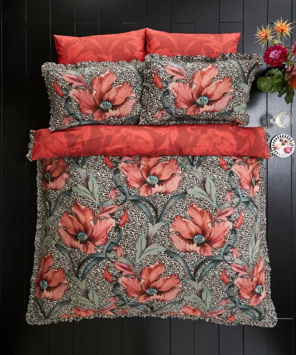 Bedroom | Rebel Residence | Floral Décor | Nature Décor | Bedding | Sale Bedding | Home | Home | Home | Home | Home | Home Joe Browns Funky Floral Leopard Reversible Bed Set Multi