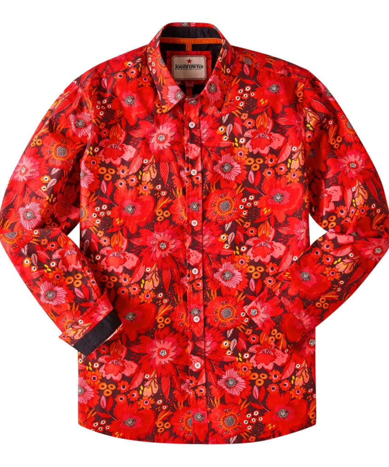 funky_floral_shirt_1.webp Shop Men's Collection | Funky Shirts | Men's Partywear | Shirts | Top Picks | Top Picks | Top Picks | Men,s Joe Browns Funky Floral Shirt Red