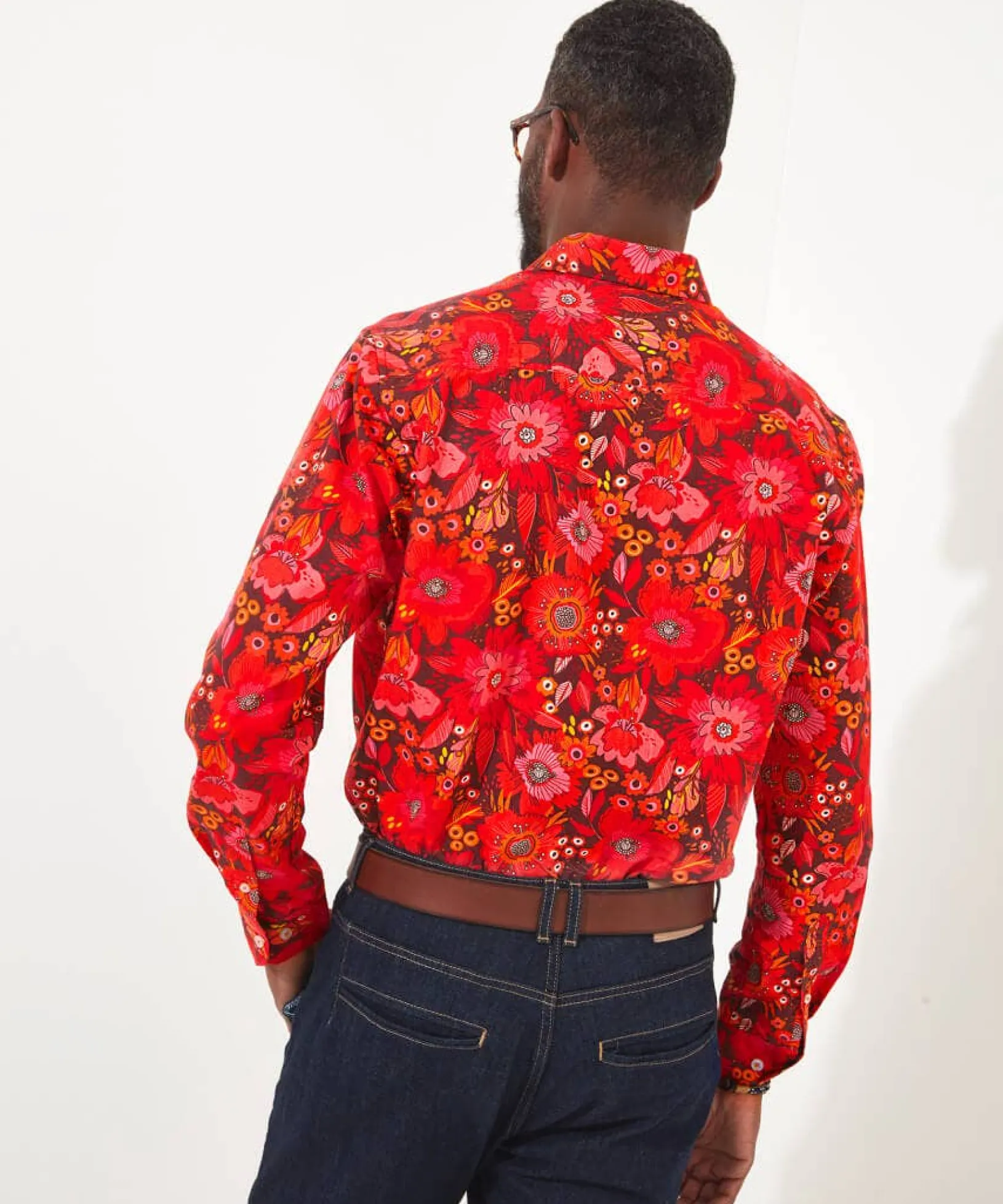 funky_floral_shirt_4.webp Shop Men's Collection | Funky Shirts | Men's Partywear | Shirts | Top Picks | Top Picks | Top Picks | Men,s Joe Browns Funky Floral Shirt Red