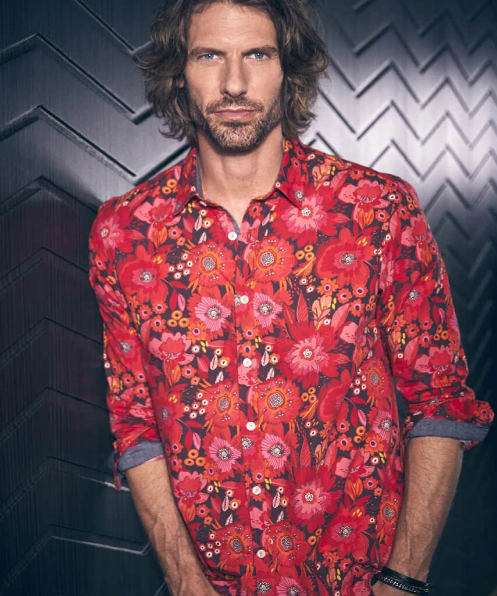 funky_floral_shirt_6.webp Shop Men's Collection | Funky Shirts | Men's Partywear | Shirts | Top Picks | Top Picks | Top Picks | Men,s Joe Browns Funky Floral Shirt Red