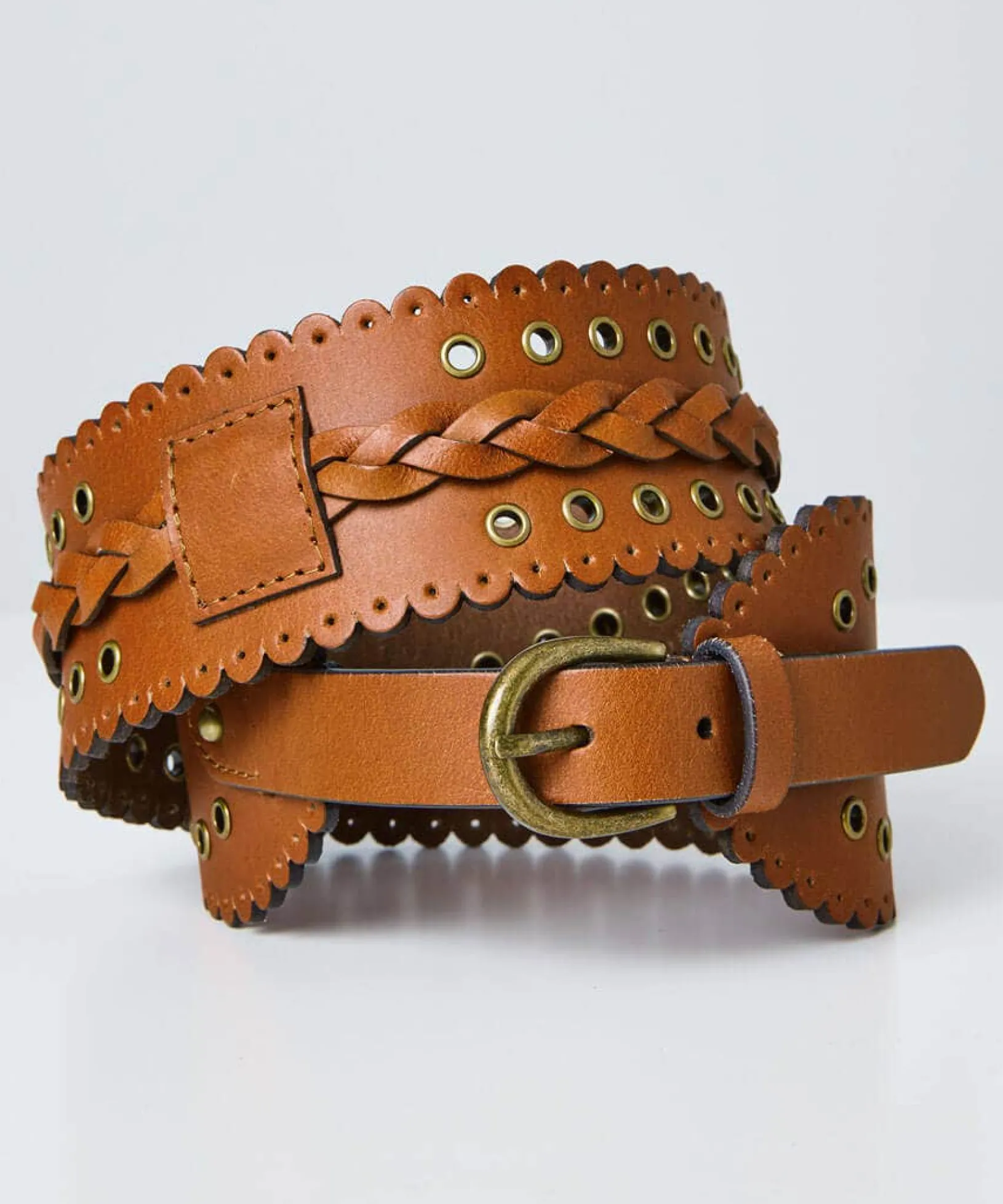 game_changer_leather_belt_1.webp Sale Accessories & Jewellery | Women's Joe Browns Game Changer Leather Belt Tan / Black / Chestnut