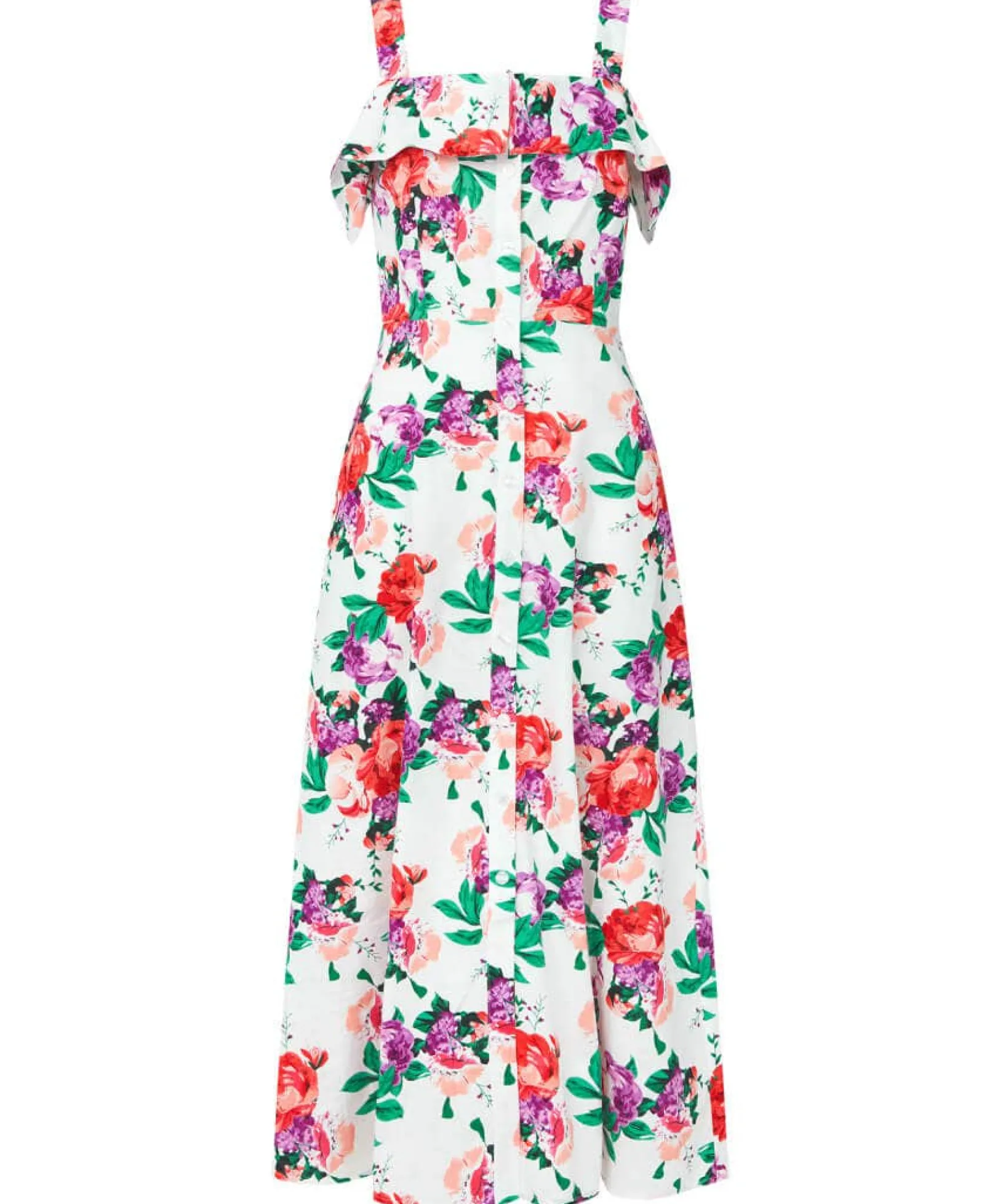 garden_party_floral_dress_1.webp Sale Dresses | Women's Joe Browns Garden Party Floral Dress Multi
