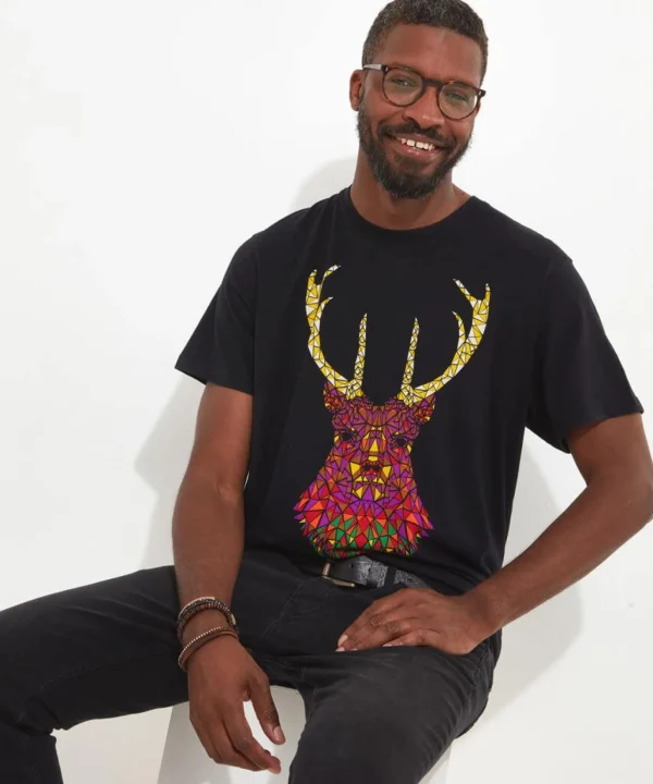 Shop Men's Collection | Graphic T-Shirts | Gifts | Tops & T-Shirts | Sale Tops & T-Shirts | Top Picks | Top Picks | Men，s | Men，s | Men，s Joe Browns Geo Stag Tee Black