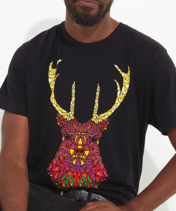 Shop Men's Collection | Graphic T-Shirts | Gifts | Tops & T-Shirts | Sale Tops & T-Shirts | Top Picks | Top Picks | Men,s | Men,s | Men,s Joe Browns Geo Stag Tee Black