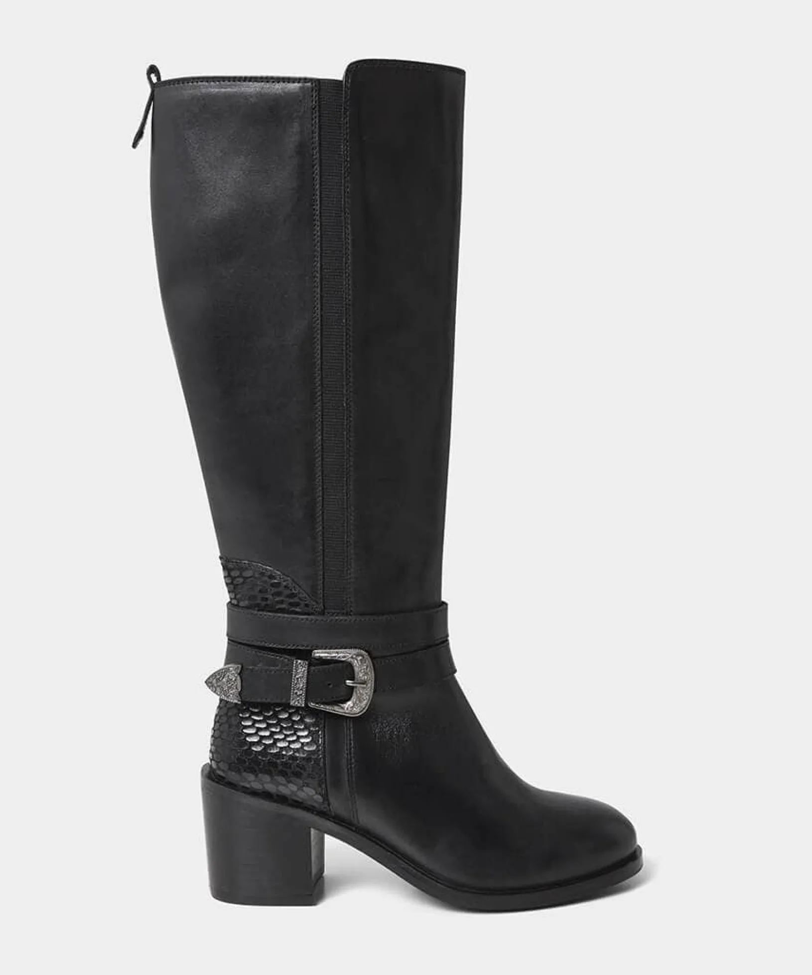 gigi_premium_leather_ride_1.webp Knee High Boots | Boots & Shoes | Top Picks | Women's Joe Browns Gigi Premium Leather Rider Boots Black