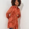 Tops, Tunics & Blouses | Sale Tops, Tunics & Blouses | Women's | Women's Joe Browns Golden Sunset Tunic Dress Orange