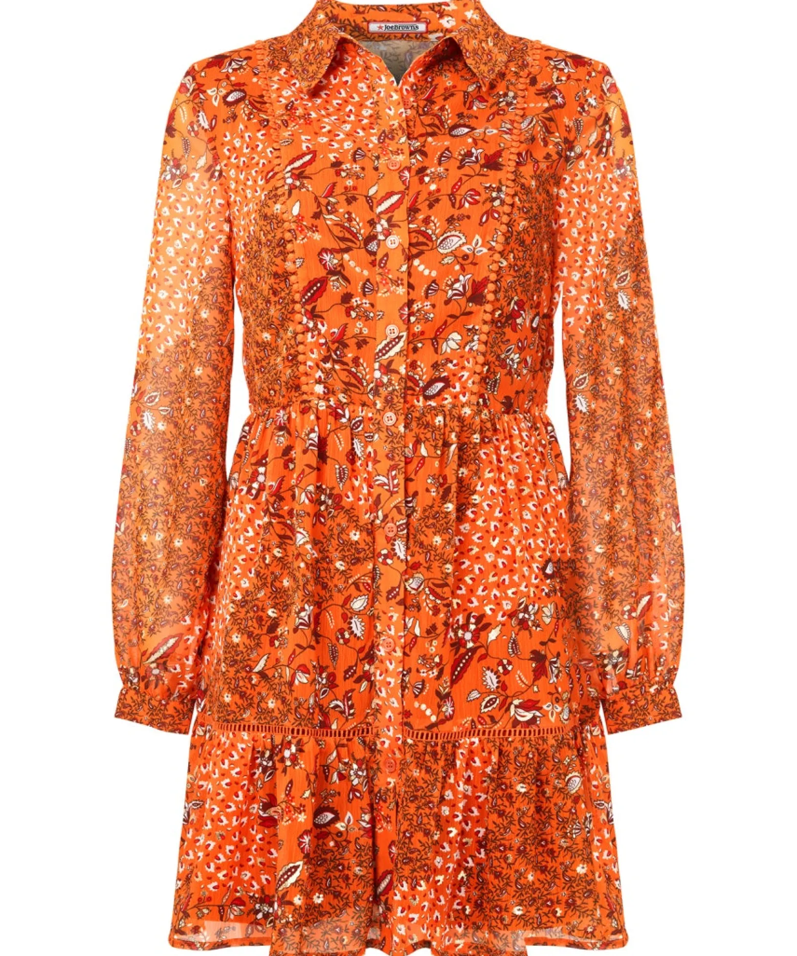 golden_sunset_tunic_dress_1.webp Tops, Tunics & Blouses | Sale Tops, Tunics & Blouses | Women's | Women's Joe Browns Golden Sunset Tunic Dress Orange
