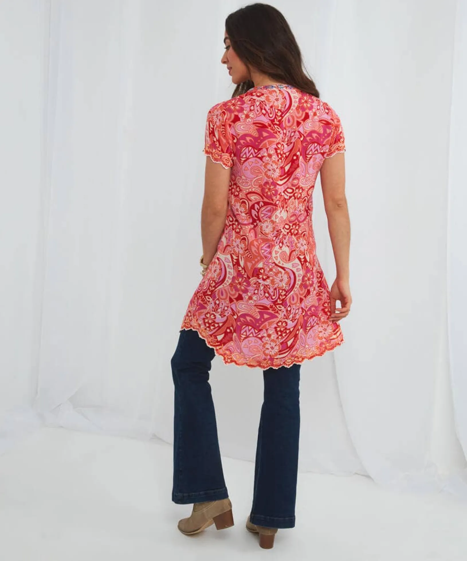good_times_tunic_3.webp Sale Tops, Tunics & Blouses | Women's Joe Browns Good Times Tunic Pink