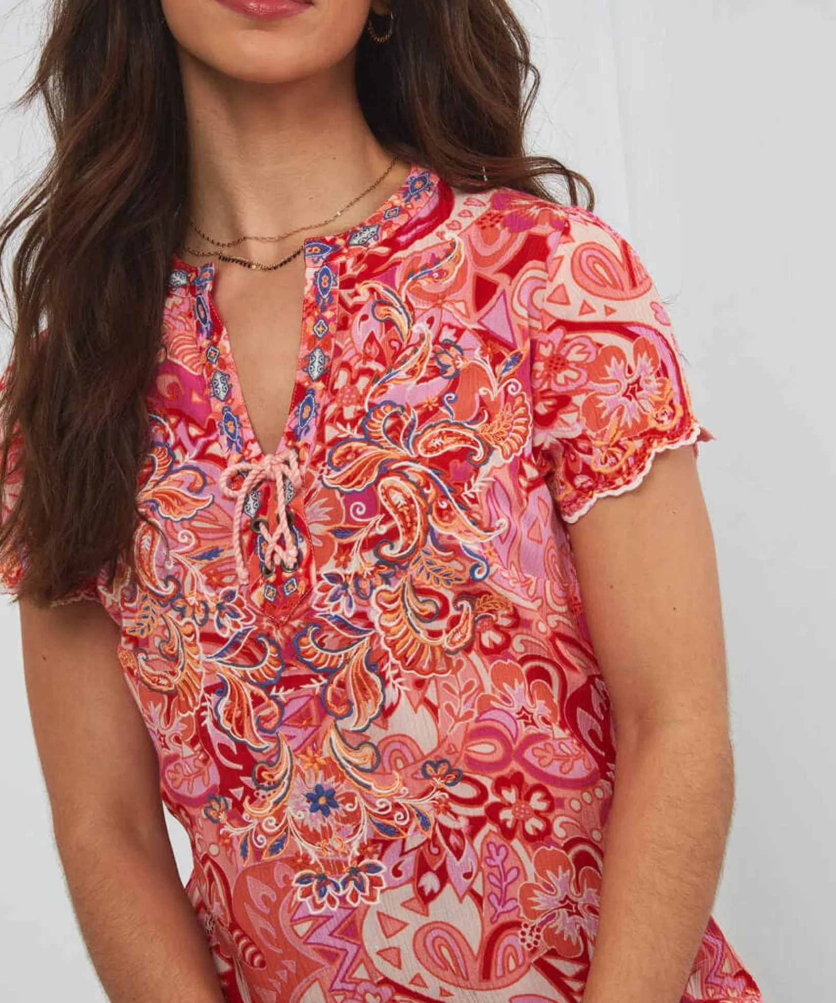 good_times_tunic_4.webp Sale Tops, Tunics & Blouses | Women's Joe Browns Good Times Tunic Pink