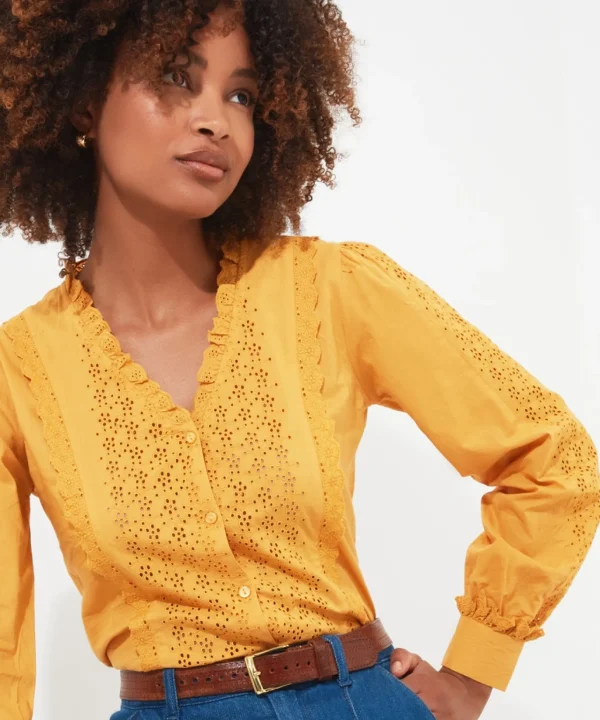 Tops, Tunics & Blouses | Sale Tops, Tunics & Blouses | Women's | Women's Joe Browns Gorgeous Broderie Blouse Yellow