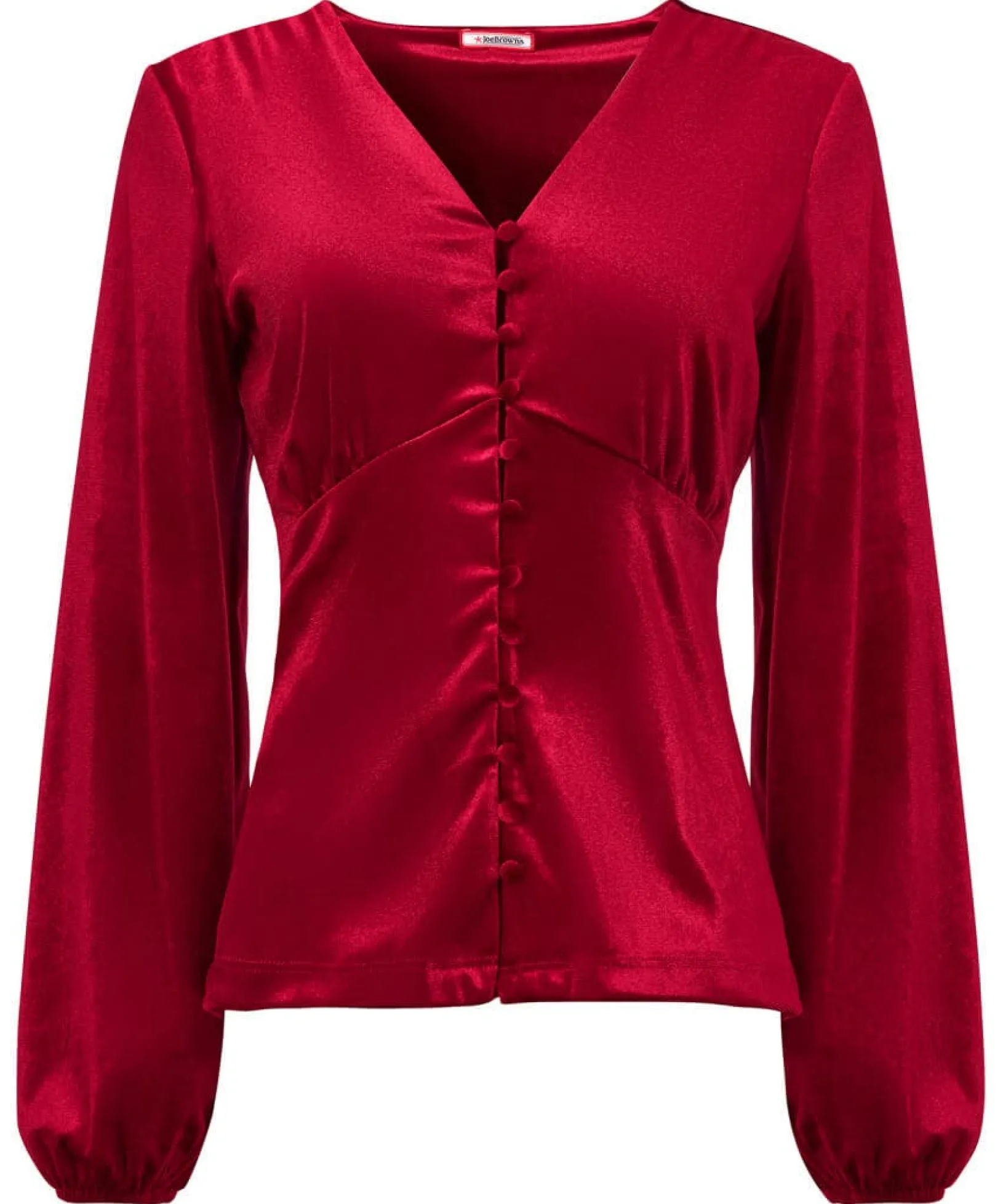 gorgeous_velour_button_to_1.webp Shop Women's Collection | Occasion Outfits | Tops, Tunics & Blouses | Sale Tops, Tunics & Blouses | Top Picks | Top Picks | Women's | Women's Joe Browns Gorgeous Velour Button Top Berry