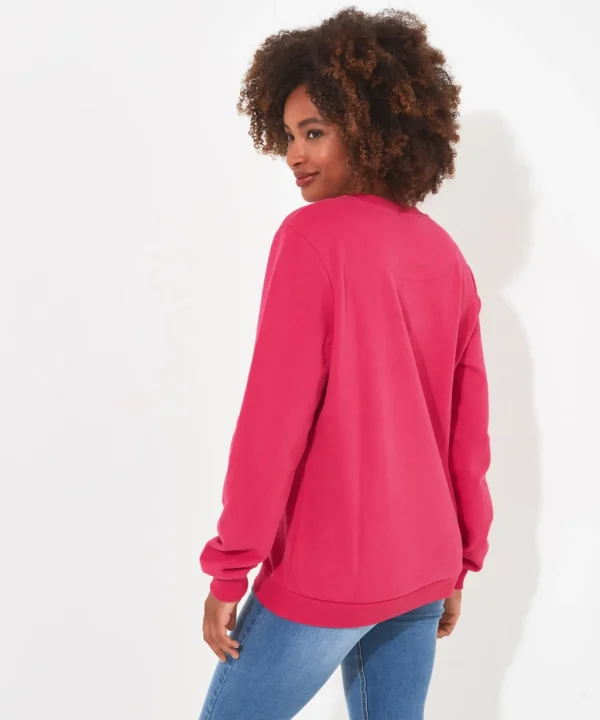 Tops, Tunics & Blouses | Sale Tops, Tunics & Blouses | Women's | Women's Joe Browns Happy Times Sweatshirt Magenta
