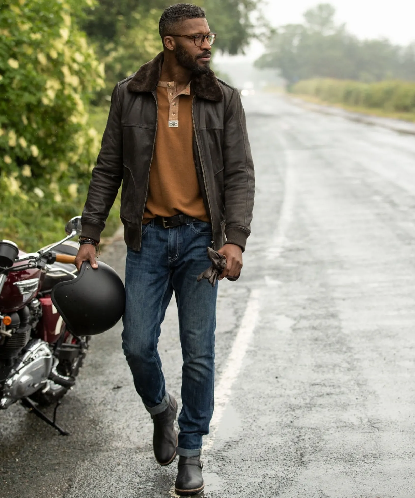 high_life_leather_jacket_2.webp Shop Men's Collection | Leather Jackets | Top Picks | Men,s Joe Browns High Life Leather Jacket Brown