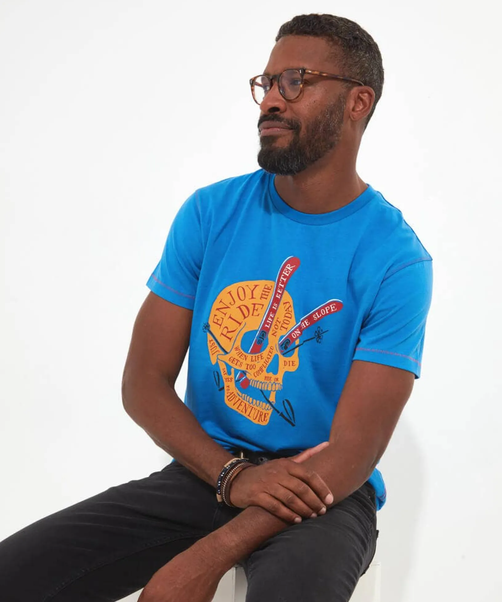hit_the_slopes_tee_0.webp Shop Men's Collection | Graphic T-Shirts | Tops & T-Shirts | Sale Tops & T-Shirts | Top Picks | Top Picks | Men,s | Men,s Joe Browns Hit The Slopes Tee Blue
