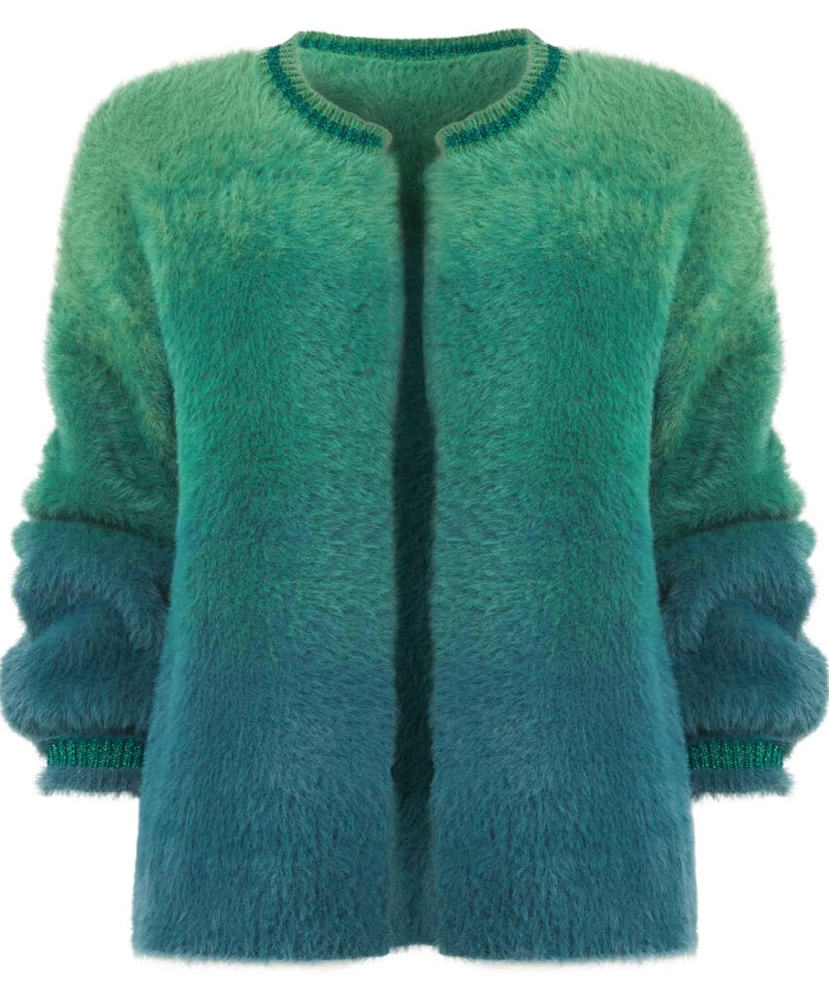 ibiza_fluffy_knit_cardiga_1.webp Shop Women's Collection | Gifts | Cardigans & Coatigans | Top Picks | Women's | Top Picks Joe Browns Ibiza Fluffy Knit Cardigan Green