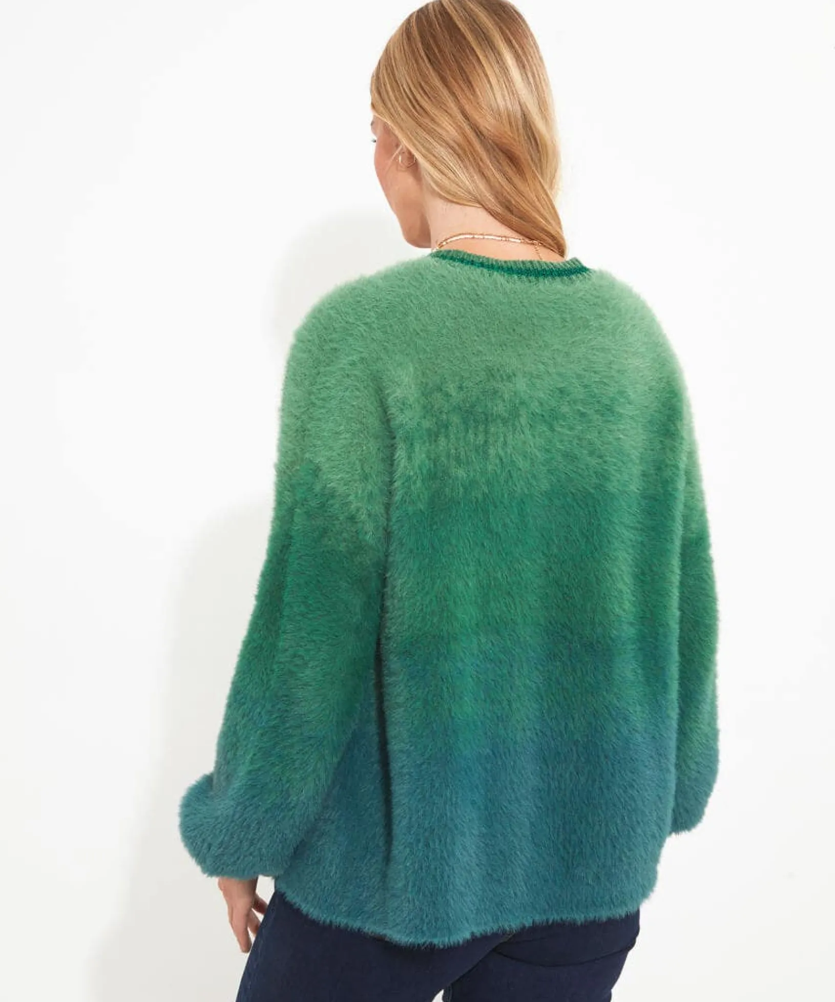 ibiza_fluffy_knit_cardiga_4.webp Shop Women's Collection | Gifts | Cardigans & Coatigans | Top Picks | Women's | Top Picks Joe Browns Ibiza Fluffy Knit Cardigan Green