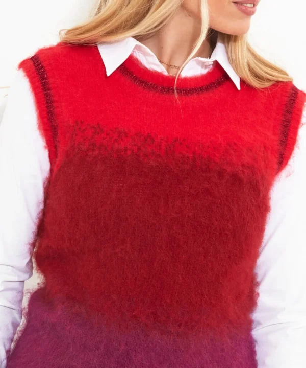Gifts | Cardigans & Coatigans | Women's | Top Picks Joe Browns Ibiza Ombre Tank Top Red
