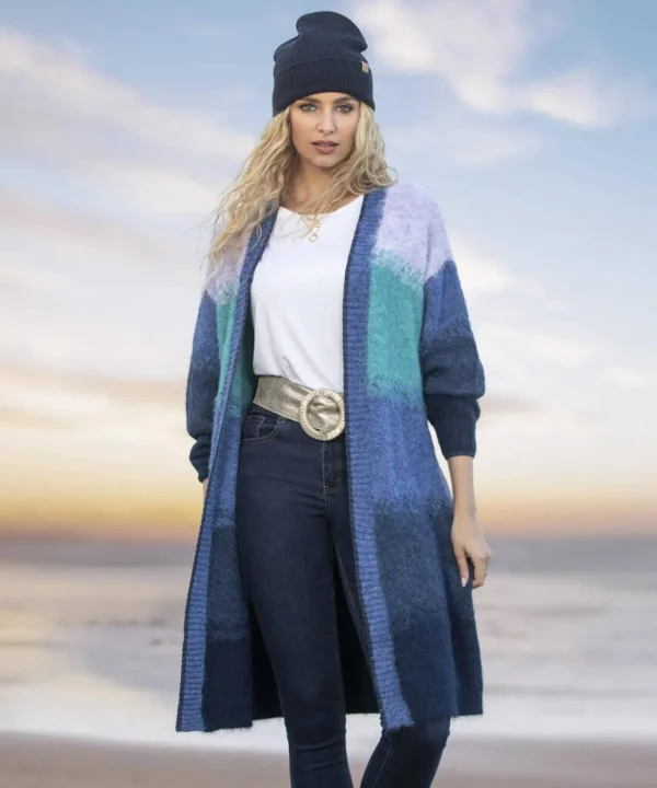 Gifts | Cardigans & Coatigans | Women's | Top Picks Joe Browns Ibiza Ombre Tie Waist Cardigan Blue