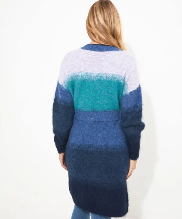 Gifts | Cardigans & Coatigans | Women's | Top Picks Joe Browns Ibiza Ombre Tie Waist Cardigan Blue