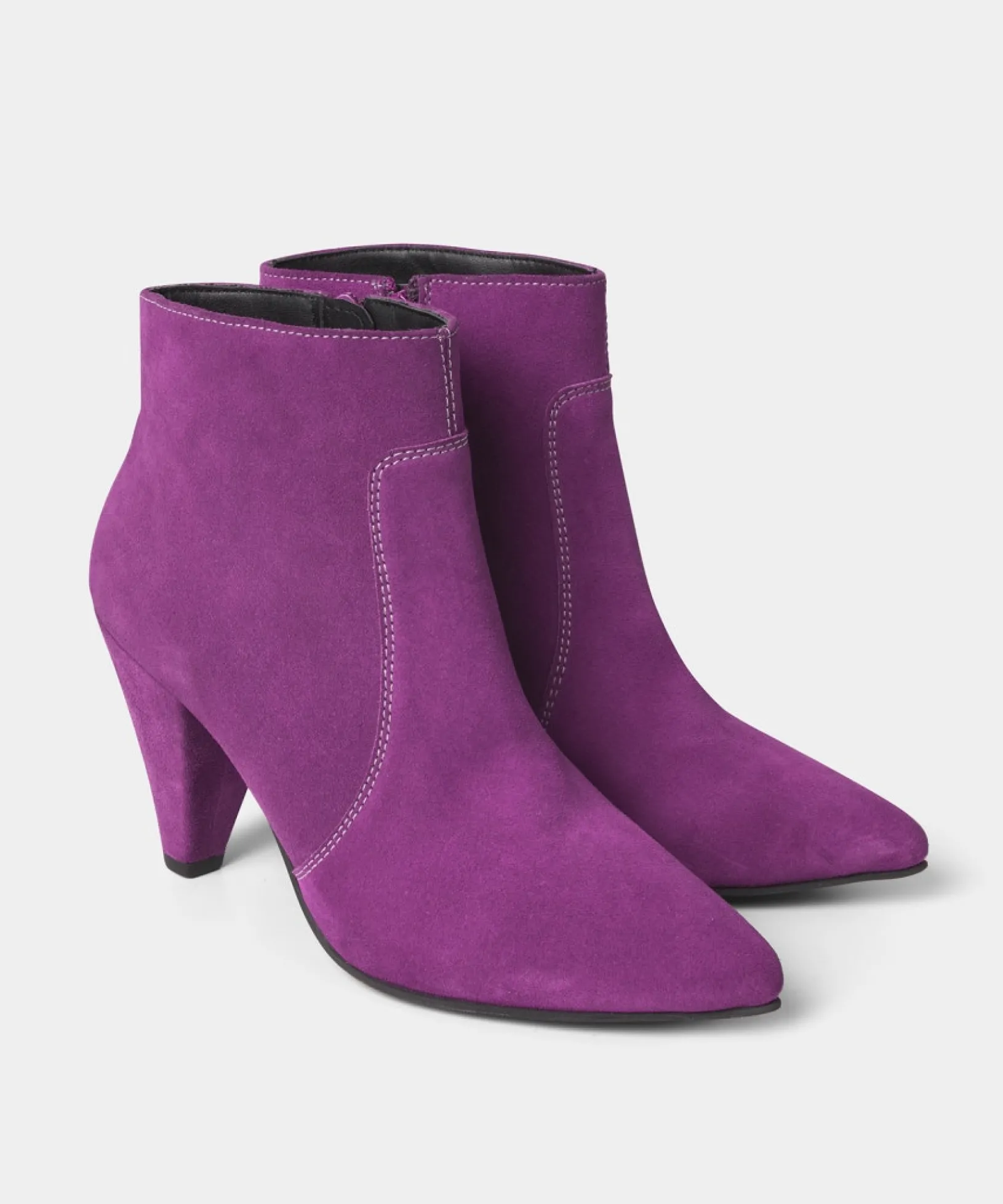 im_obsessed_suede_bootees_3.webp Knee High Boots | Ankle Boots | Party Footwear | Boots & Shoes | Top Picks | Top Picks | Top Picks | Women's Joe Browns I'm Obsessed Suede Bootees Violet / Black