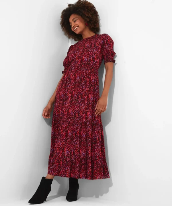 Shop Women's Collection | Vintage & Retro Dresses | Midi Dresses | Dresses | Sale Dresses | Top Picks | Top Picks | Top Picks | Women's | Women's Joe Browns Intelligent Animal Dress Pink