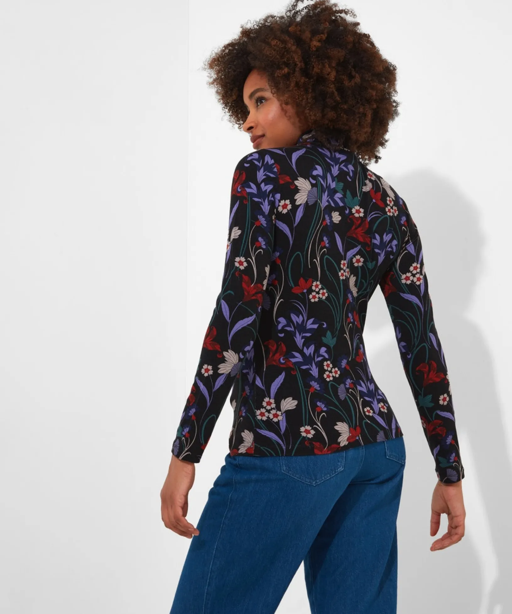 into_the_forest_printed_j_3.webp Shop Women's Collection | Tops, Tunics & Blouses | Sale Tops, Tunics & Blouses | Top Picks | Women's | Women's Joe Browns Into The Forest Printed Jersey Top Multi