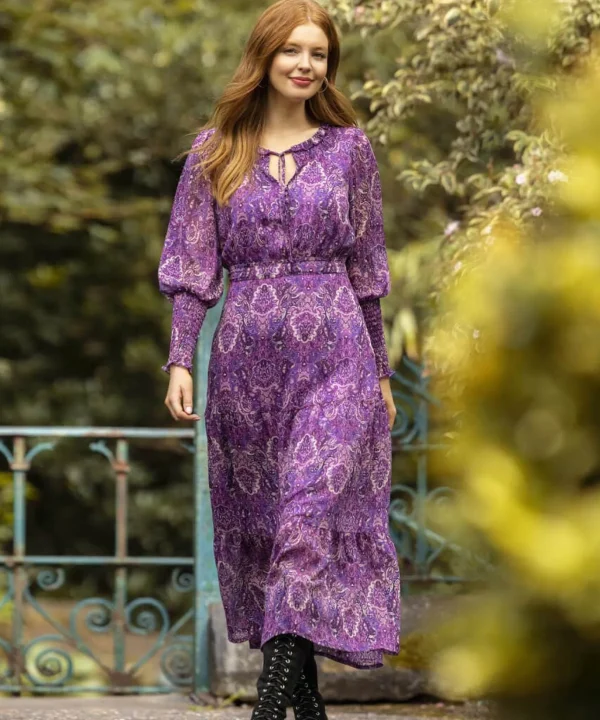 Shop Women's Collection | Vintage & Retro Dresses | Maxi Dresses | Boho Dresses | Party Dresses | Occasion Outfits | Dresses | Sale Dresses | Top Picks | Top Picks | Top Picks | Top Picks | Top Picks | Top Picks | Women's | Women's Joe Browns Iris Boho Dress Purple