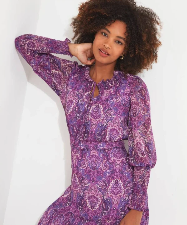 Shop Women's Collection | Vintage & Retro Dresses | Maxi Dresses | Boho Dresses | Party Dresses | Occasion Outfits | Dresses | Sale Dresses | Top Picks | Top Picks | Top Picks | Top Picks | Top Picks | Top Picks | Women's | Women's Joe Browns Iris Boho Dress Purple