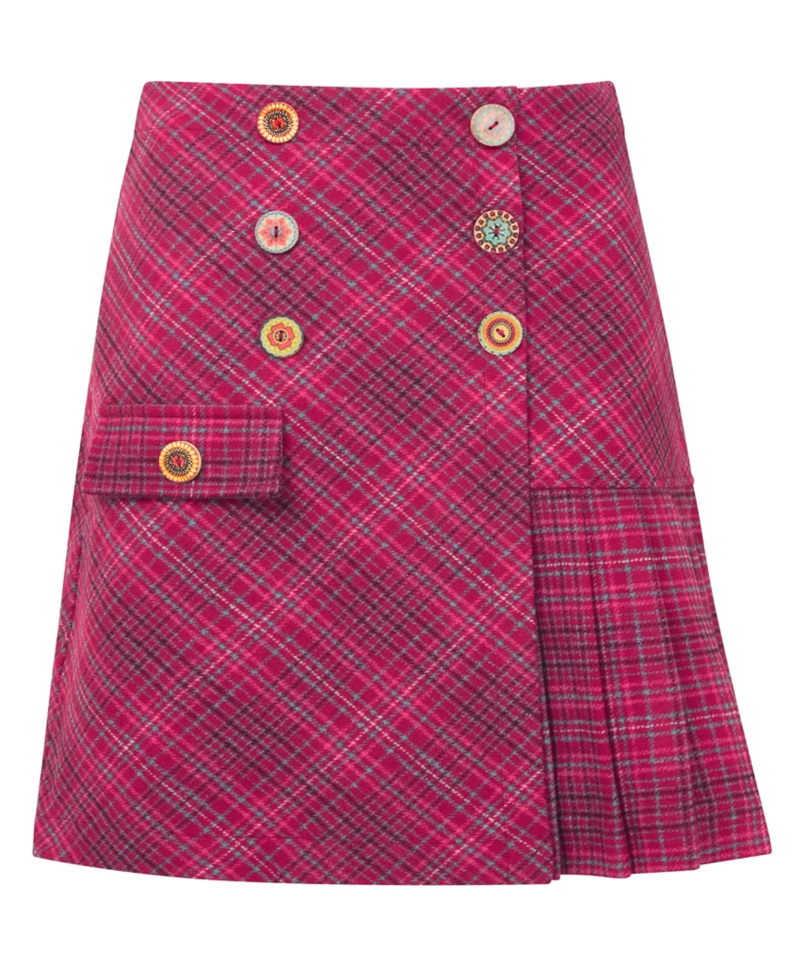 joes_favourite_checked_sk_1.webp Shop Women's Collection | Skirts | Sale Skirts | Top Picks | Women's | Women's Joe Browns Joe's Favourite Checked Skirt Multi