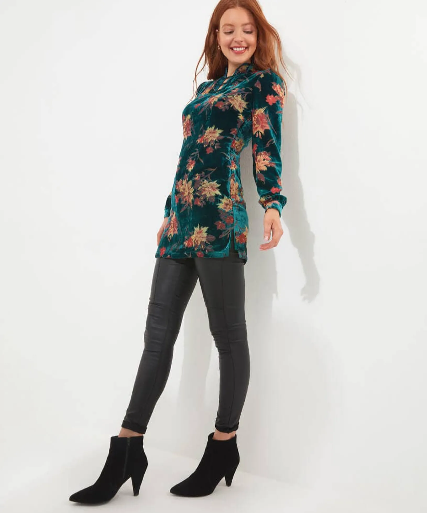 joes_favourite_devore_tun_0.webp Shop Women's Collection | Velvet & Devor茅 Dresses | Party Dresses | Occasion Outfits | Tops, Tunics & Blouses | Dresses | Sale Tops, Tunics & Blouses | Top Picks | Top Picks | Top Picks | Top Picks | Women's | Women's | Women's Joe Browns Joe's Favourite Devore Tunic Green