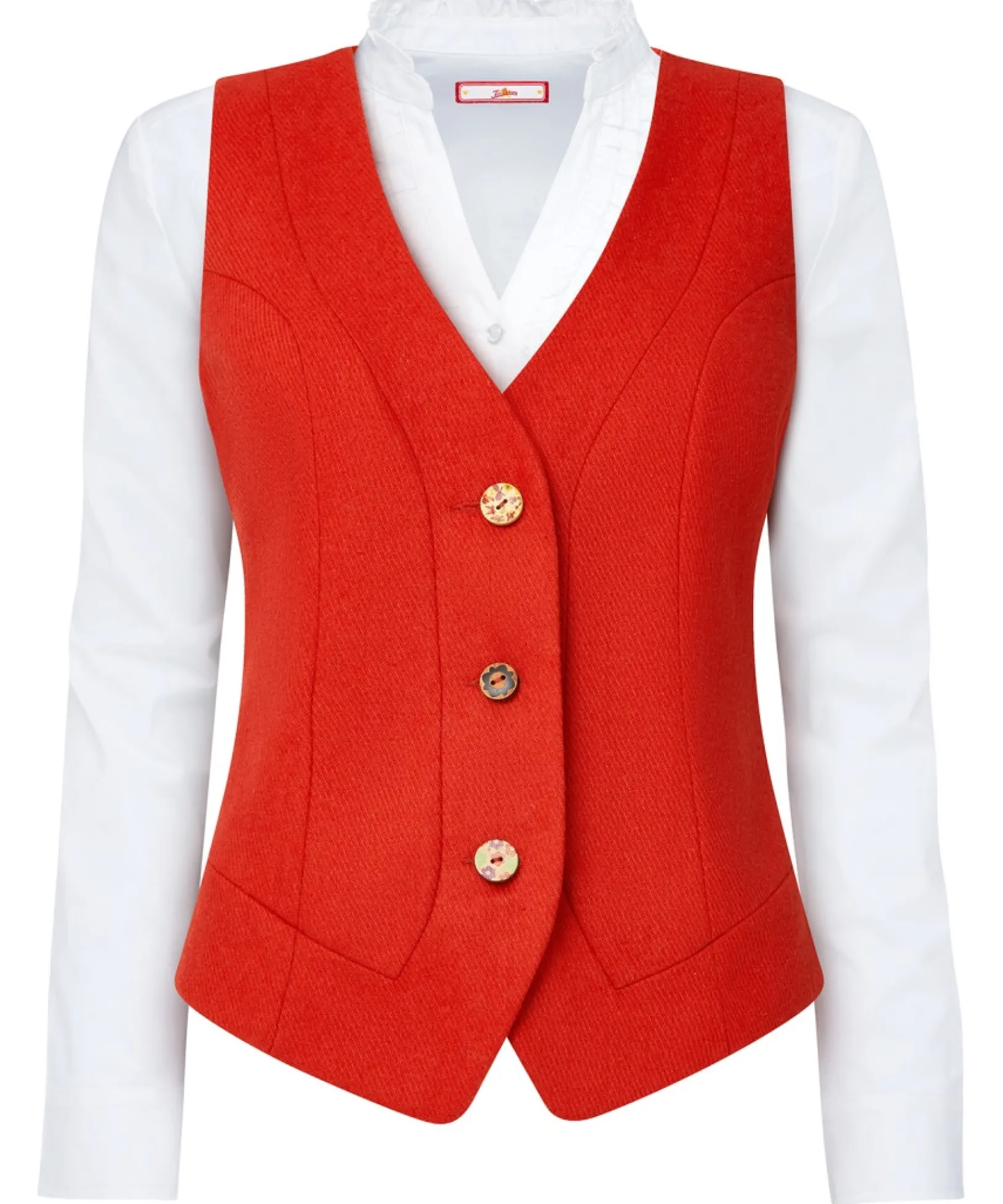 joes_favourite_waistcoat_1.webp Waistcoats | Coats & Jackets | Sale Waistcoats | Sale Coats & Jacket | Women's | Women's | Women's | Women's Joe Browns Joe's Favourite Waistcoat Bright Orange