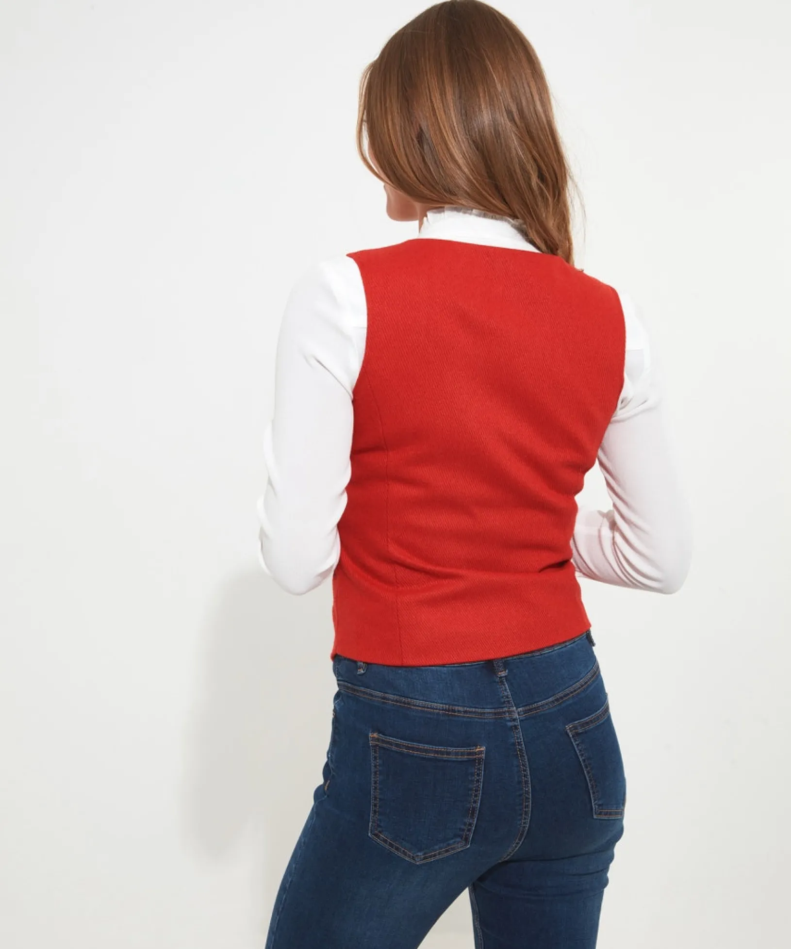 joes_favourite_waistcoat_3.webp Waistcoats | Coats & Jackets | Sale Waistcoats | Sale Coats & Jacket | Women's | Women's | Women's | Women's Joe Browns Joe's Favourite Waistcoat Bright Orange