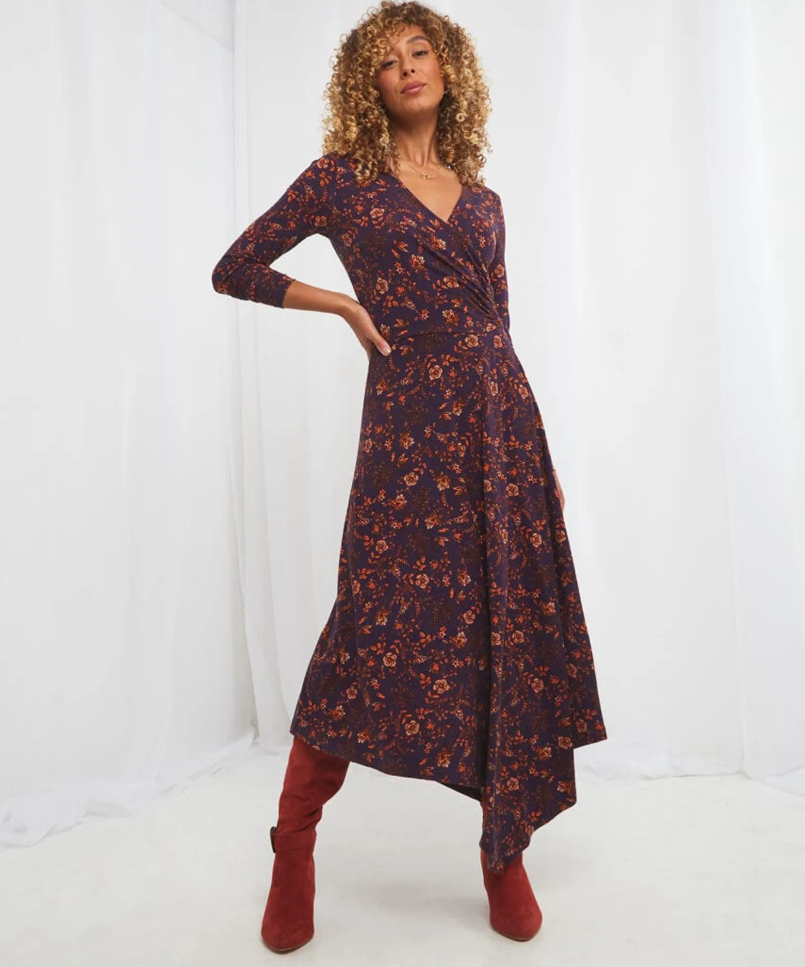 joes_favourite_wrap_dress_0.webp Sale Dresses | Women's Joe Browns Joe's Favourite Wrap Dress Multi
