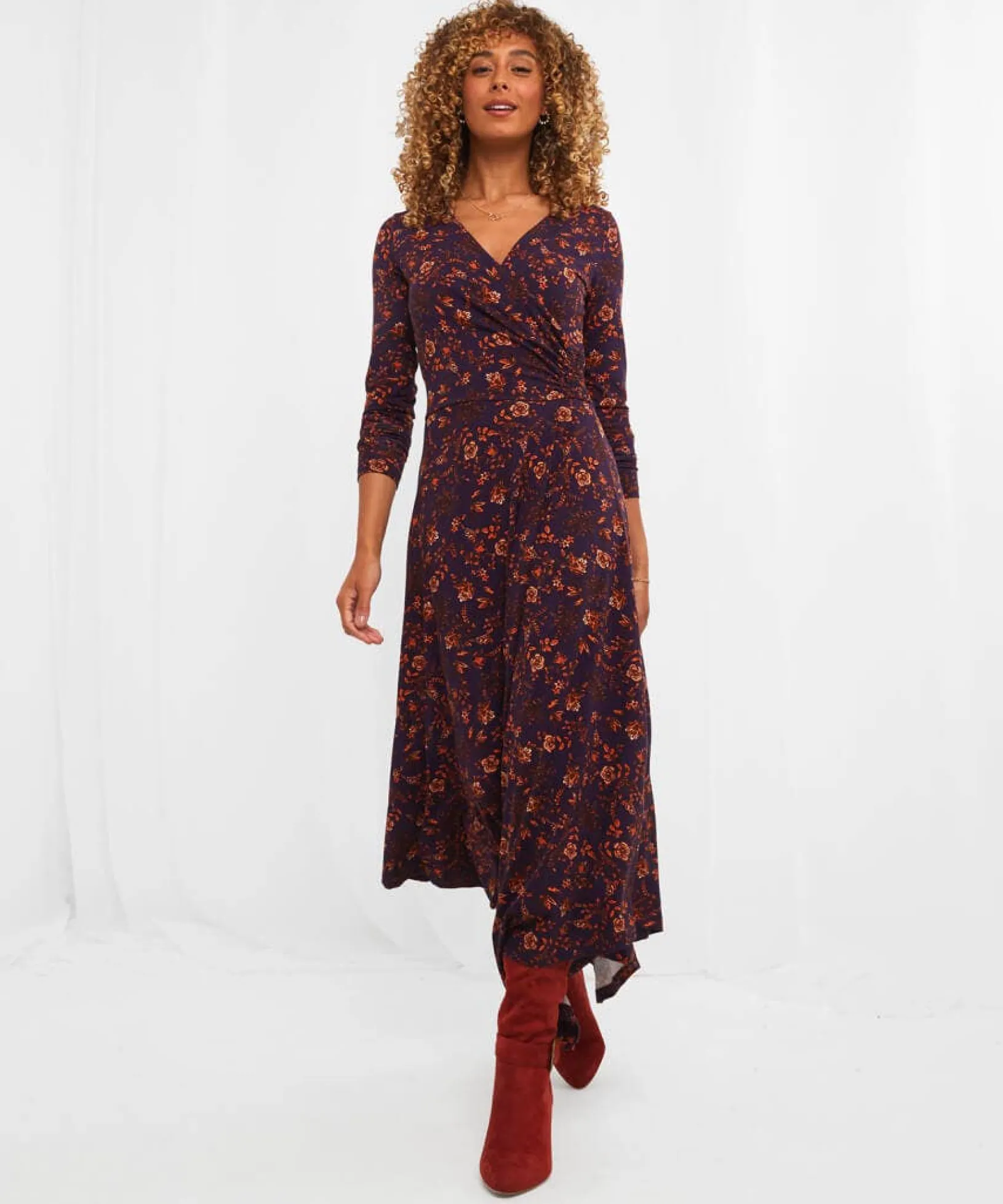 joes_favourite_wrap_dress_2.webp Sale Dresses | Women's Joe Browns Joe's Favourite Wrap Dress Multi