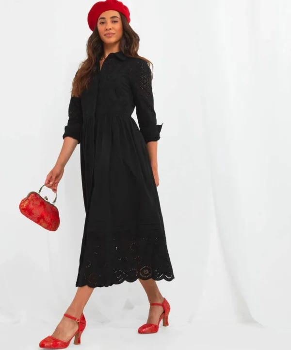 Sale Dresses | Women's Joe Browns Joe's Must Have Broderie Dress Black