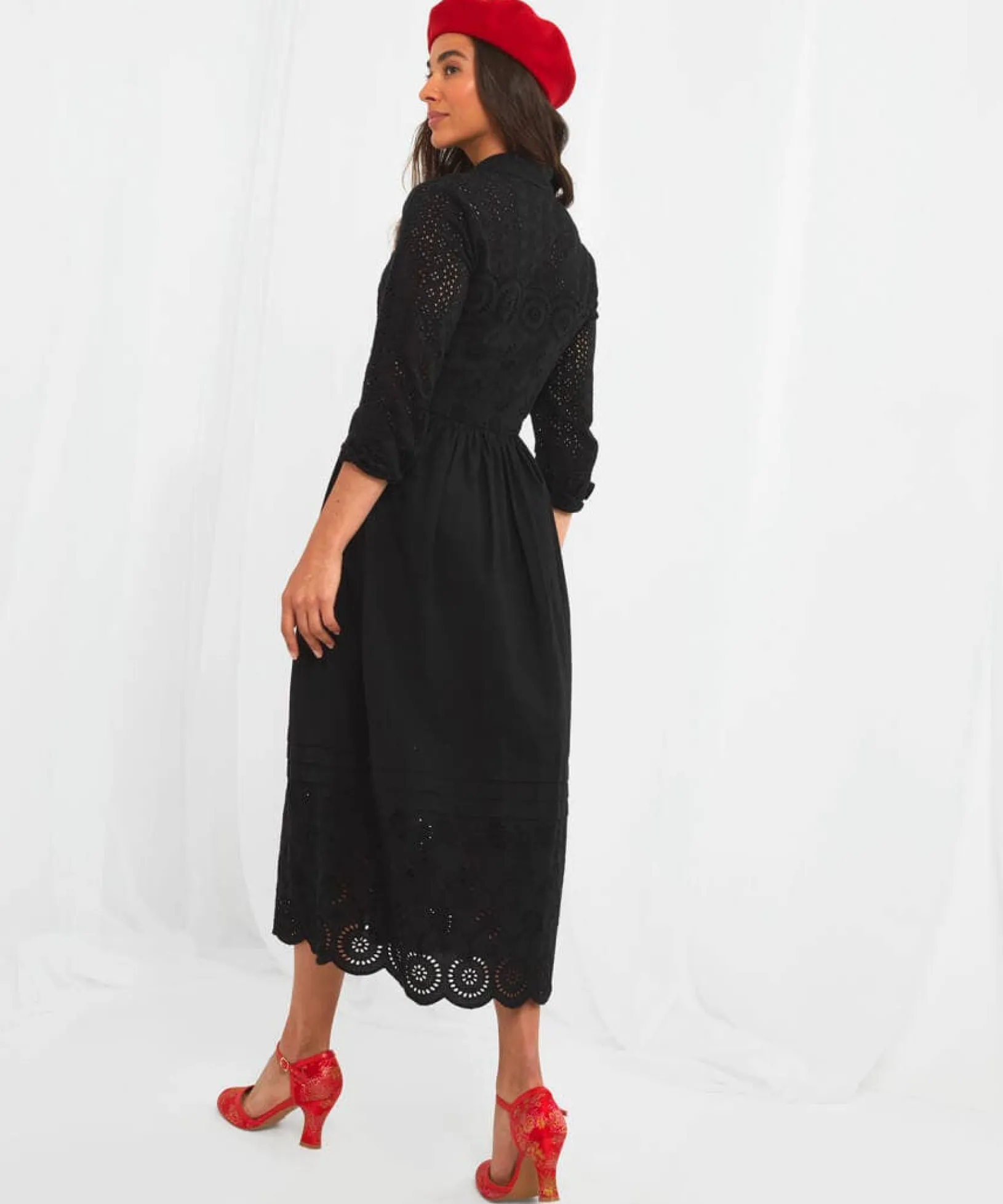 joes_must_have_broderie_d_3.webp Sale Dresses | Women's Joe Browns Joe's Must Have Broderie Dress Black