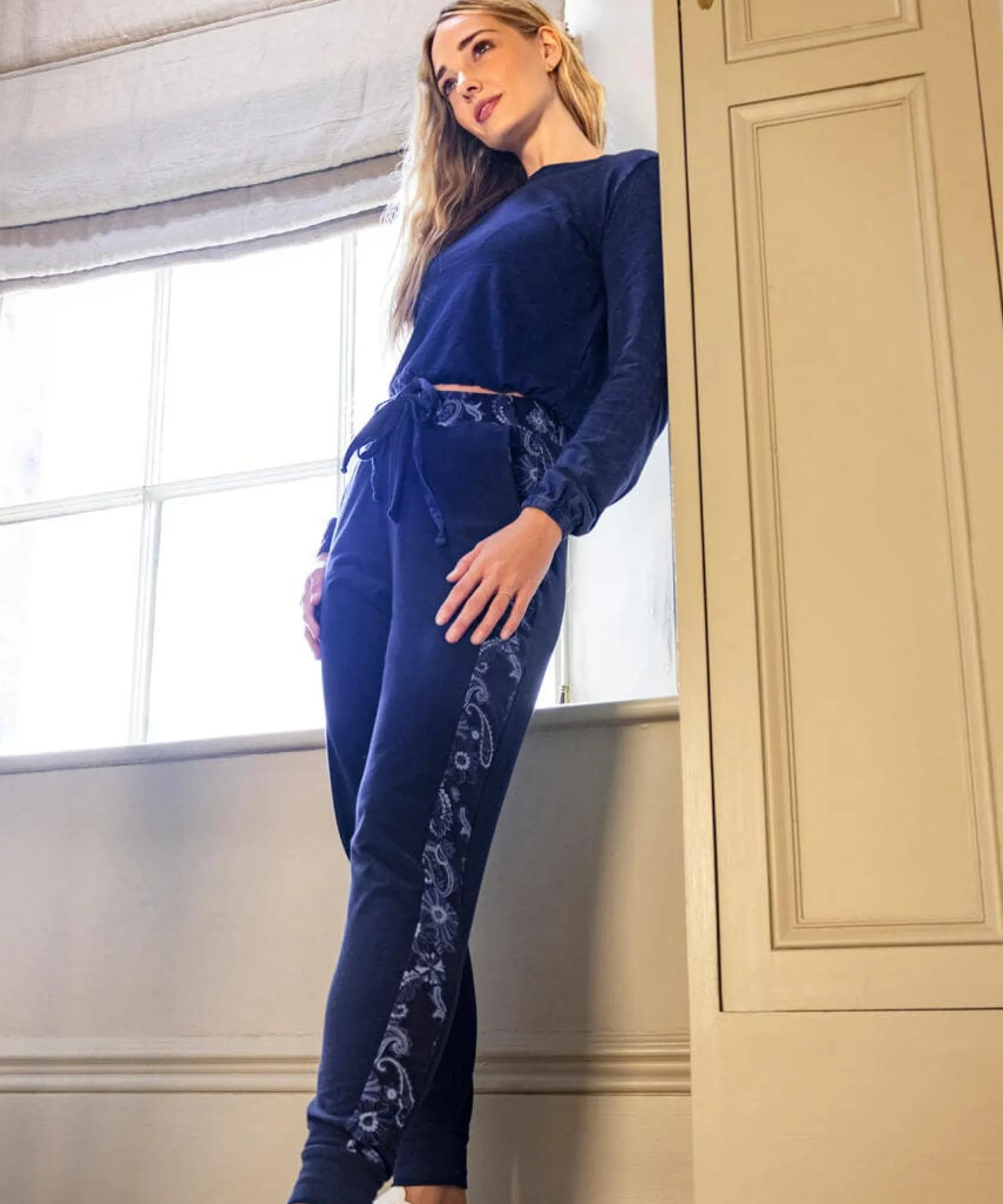 joyful_jog_pants_6.webp Pyjamas & Loungewear | Jeans & Trousers | Sale Pyjamas & Loungewear | Sale Jeans & Trousers | Women's | Women's | Women's | Women's Joe Browns Joyful Jog Pants Blue