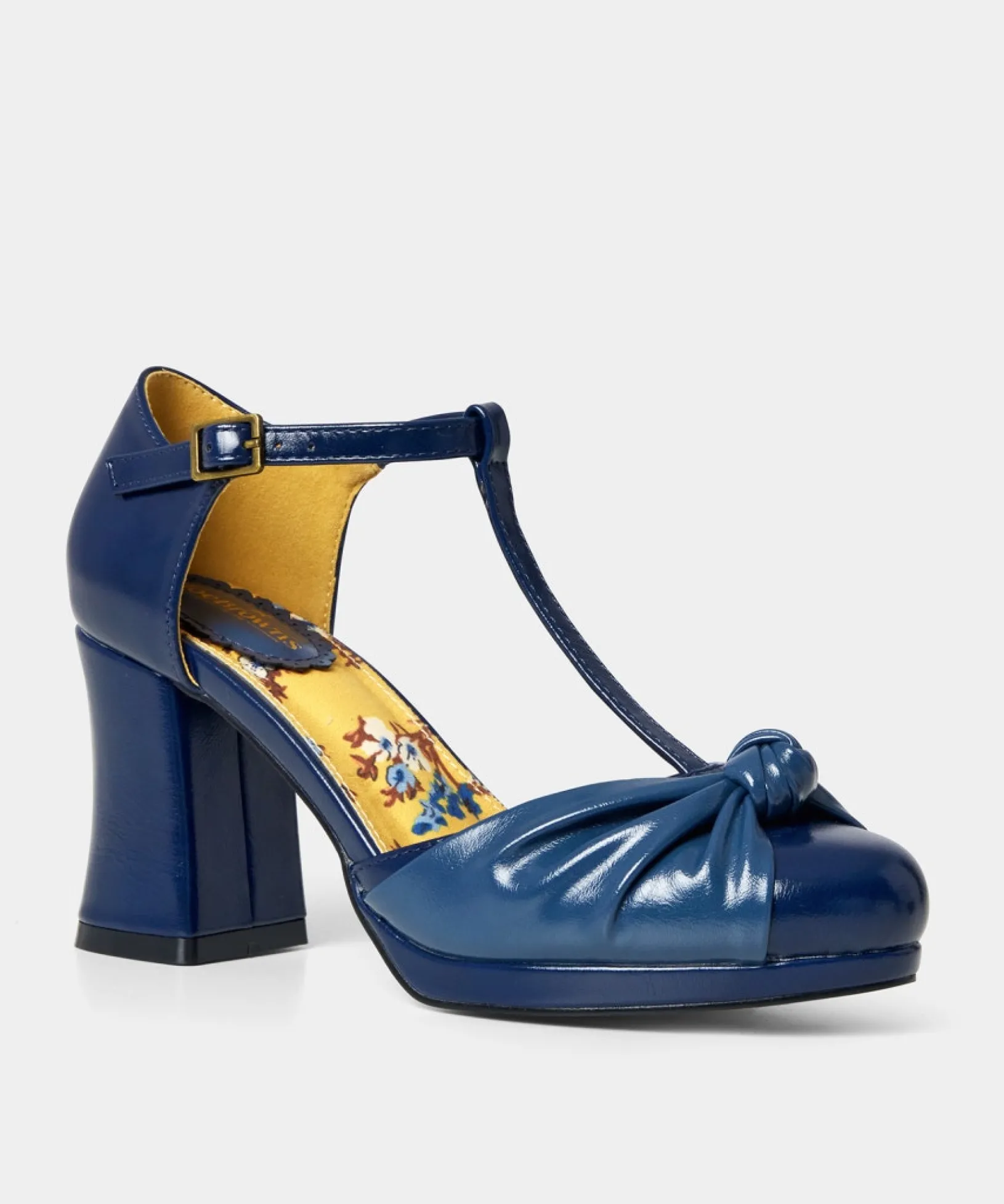 just_perfect_t_bar_shoes_1.webp Party Footwear | Boots & Shoes | Sale Boots & Shoes | Top Picks | Women's | Women's Joe Browns Just Perfect T Bar Shoes Blue